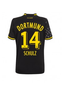 Borussia Dortmund Nico Schulz #14 Voetbaltruitje Uit tenue Dames 2022-23 Korte Mouw